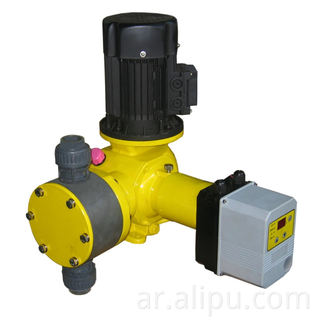 Automatic controllable metering pump